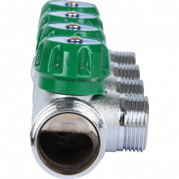 SMB-6850-013404 STOUT Коллектор регулирующий 1 , 4 отвода 3/4  ЕК