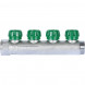 SMB-6850-013404 STOUT Коллектор регулирующий 1 , 4 отвода 3/4  ЕК