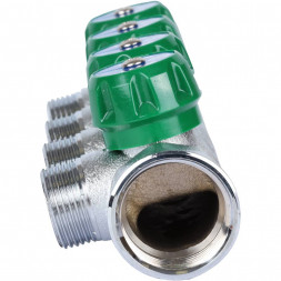 SMB-6850-013404 STOUT Коллектор регулирующий 1 , 4 отвода 3/4  ЕК