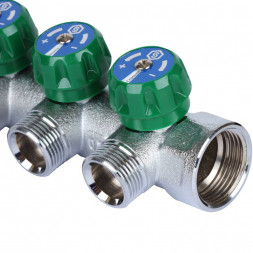 SMB-6850-013404 STOUT Коллектор регулирующий 1 , 4 отвода 3/4  ЕК