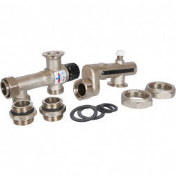 SDG-0120-005010 STOUT Насосно-смесительный узел с термостатическим клапаном 20-55°C, без насоса