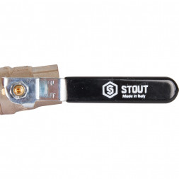 Кран шаровой полнопроходной STOUT ВР/ВР, ручка рычаг 1/2