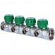 SMB-6850-011204 STOUT Коллектор регулирующий 1 , 4 отвода 1/2 под компрессионный фитинг для полимерных труб