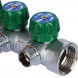 SMB-6850-011204 STOUT Коллектор регулирующий 1 , 4 отвода 1/2 под компрессионный фитинг для полимерных труб