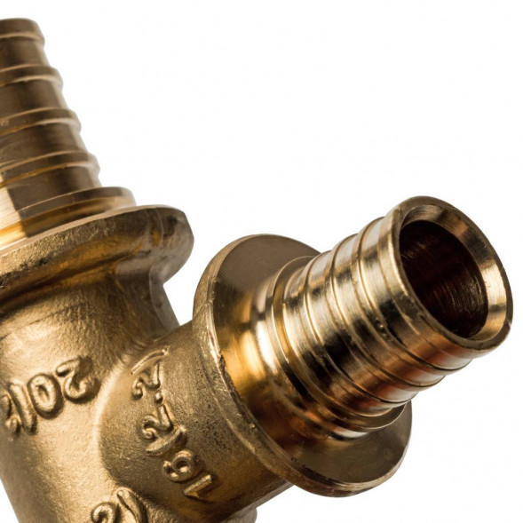 SFA-0014-201616 STOUT Тройник переходной 20x16x16 для труб из сшитого полиэтилена аксиальный (340013H685858B)