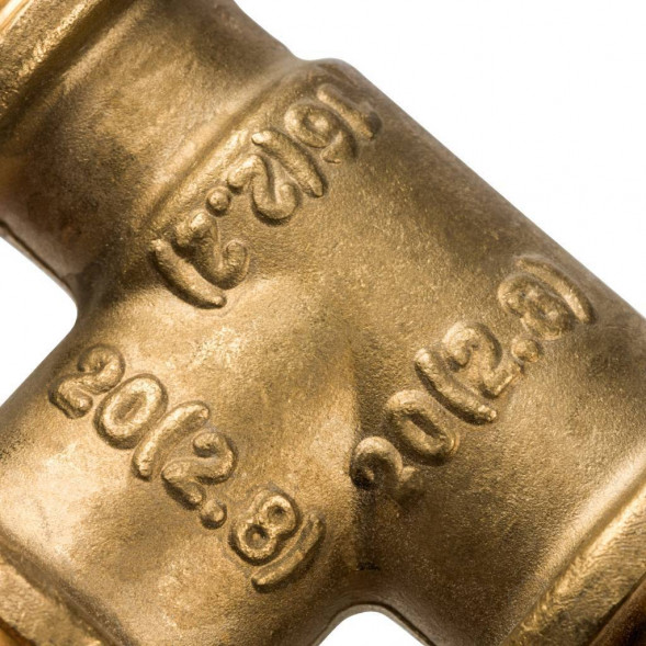 SFA-0014-202016 STOUT Тройник переходной 20x20x16 для труб из сшитого полиэтилена аксиальный (340013H686858B)