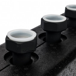 SDG-0016-004003 STOUT Стальной распределительный коллектор 3 отопительных контура. В теплоизоляции DN 25