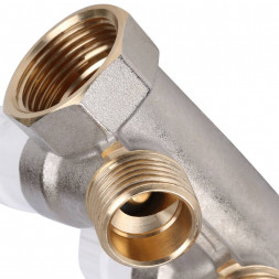 SMB 6851 341202 STOUT Коллектор распределительный 3/4 , 2 отвода 1/2