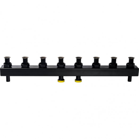 SDG-0016-004004 STOUT Стальной распределительный коллектор 4 отопительных контура. В теплоизоляции DN 25