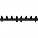 SDG-0016-004004 STOUT Стальной распределительный коллектор 4 отопительных контура. В теплоизоляции DN 25
