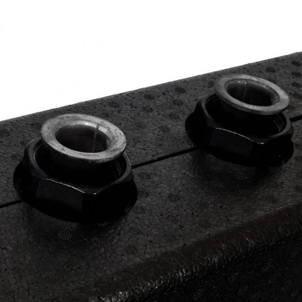 SDG-0016-004004 STOUT Стальной распределительный коллектор 4 отопительных контура. В теплоизоляции DN 25