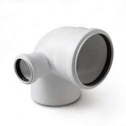 Отвод с выходом левый Pro Aqua Stilte Белый 110x50/87,5