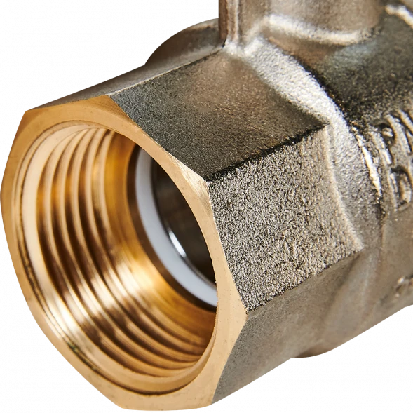 Кран шаровой полнопроходной STOUT ВР/ВР ручка рычаг 1