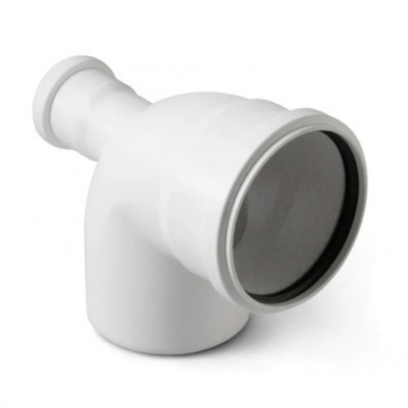 Отвод с выходом левый правый Pro Aqua Stilte Белый 110x50/45