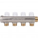 SMB 6851 341204  STOUT Коллектор распределительный 3/4 , 4 отвода 1/2