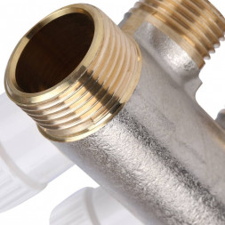 SMB 6851 341204  STOUT Коллектор распределительный 3/4 , 4 отвода 1/2