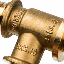 SFA-0014-252020 STOUT Тройник переходной 25x20x20 для труб из сшитого полиэтилена аксиальный (340013H766868B)