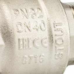 Кран шаровой STOUT полнопроходной, ВР/НР, ручка рычаг 1 1/2