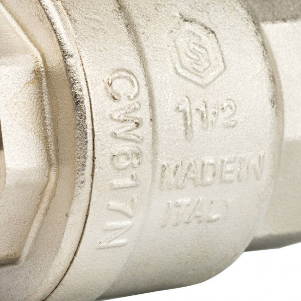 Кран шаровой STOUT полнопроходной, ВР/НР, ручка рычаг 1 1/2