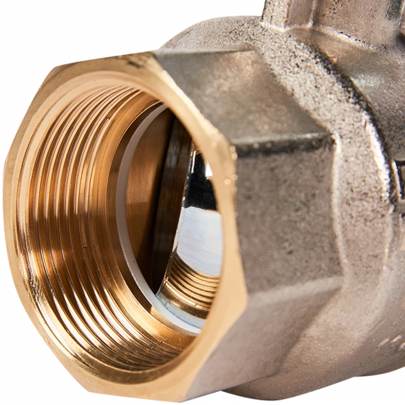 Кран шаровой полнопроходной STOUT ВР/ВР ручка рычаг 1 1/2