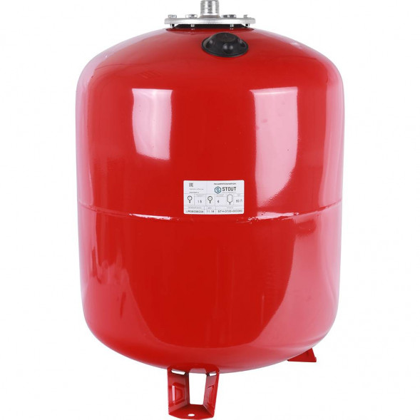 STH-0006-000080 STOUT Расширительный бак на отопление 80 л. (цвет красный)