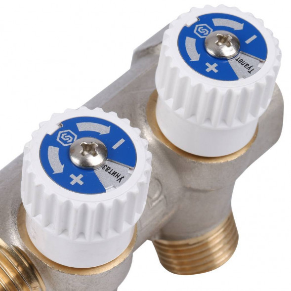 SMB 6851 011202 STOUT Коллектор распределительный 1 , 2 отвода 1/2