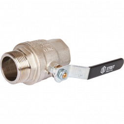 Кран шаровой STOUT полнопроходной, ВР/НР, ручка рычаг 1 1/4