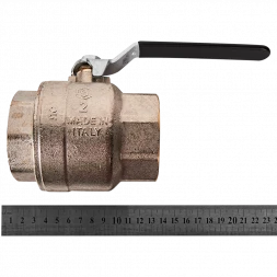 Кран шаровой полнопроходной STOUT ВР/ВР ручка рычаг 2