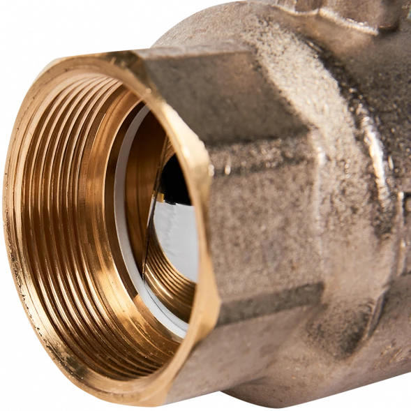 Кран шаровой полнопроходной STOUT ВР/ВР ручка рычаг 2