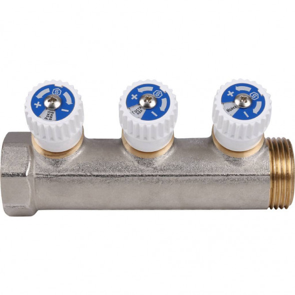SMB 6851 011203 STOUT Коллектор распределительный 1 , 3 отвода 1/2