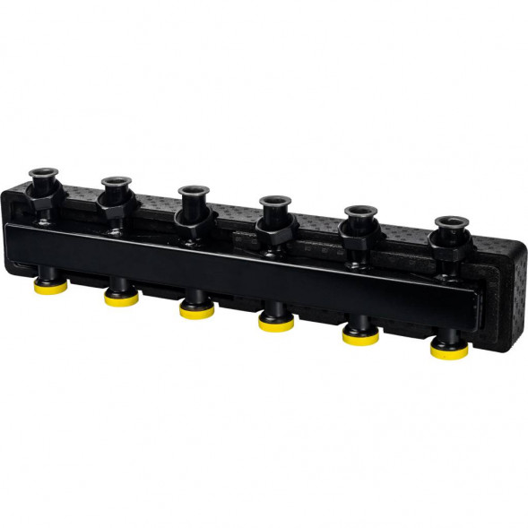 SDG-0017-004035 STOUT Стальной распределительный коллектор 3(5) отопительных контура. В теплоизоляции DN 25