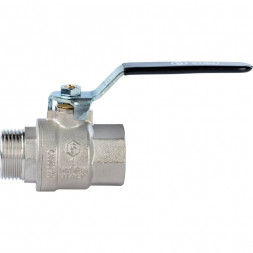 Кран шаровой STOUT полнопроходной, ВР/НР, ручка рычаг 1