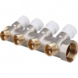 SMB 6851 011204 STOUT Коллектор распределительный 1 , 4 отвода 1/2