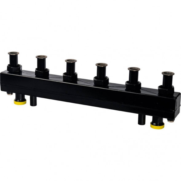 SDG-0018-004003 STOUT Стальной распределительный коллектор 3 отопительных контура с гидравлическим разделителем DN 25