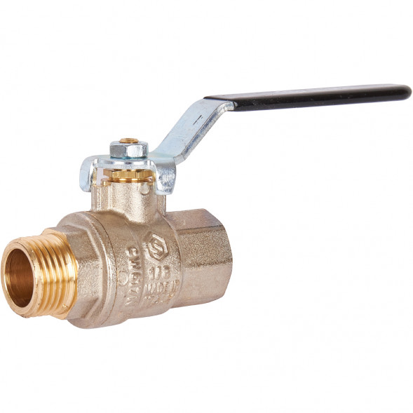Кран шаровой STOUT полнопроходной, ВР/НР, ручка рычаг 1/2