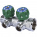 SMB-6849-341202 STOUT Коллектор регулирующий 3/4 , 2 отвода 1/2  плоское уплотнение