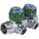 SMB-6849-341202 STOUT Коллектор регулирующий 3/4 , 2 отвода 1/2  плоское уплотнение