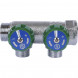 SMB-6849-341202 STOUT Коллектор регулирующий 3/4 , 2 отвода 1/2  плоское уплотнение