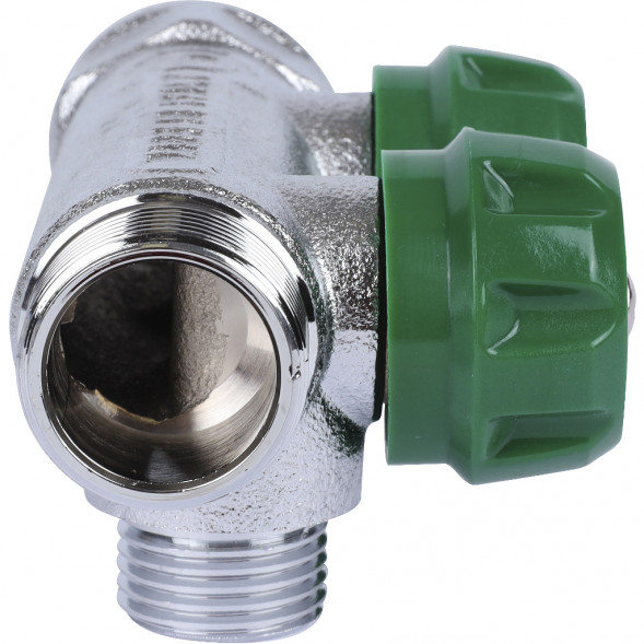 SMB-6849-341202 STOUT Коллектор регулирующий 3/4 , 2 отвода 1/2  плоское уплотнение
