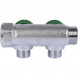 SMB-6849-341202 STOUT Коллектор регулирующий 3/4 , 2 отвода 1/2  плоское уплотнение