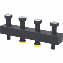 SDG-0016-004002 STOUT Стальной распределительный коллектор 2 отопительных контура. В теплоизоляции DN 25