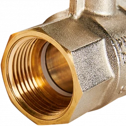 Кран шаровой полнопроходной STOUT ВР/НР ручка рычаг 1