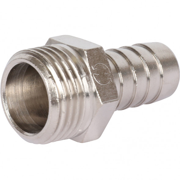 SFT-0067-001214 STOUT Штуцер НР никелированный 1/2 x14 ( 2600D9N041400B)