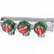 SMB-6849-341203 STOUT Коллектор регулирующий 3/4 , 3 отвода 1/2  плоское уплотнение