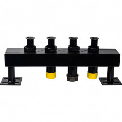 SDG-0016-005002 STOUT Стальной распределительный коллектор 2 отопительных контура. В теплоизоляции DN 32