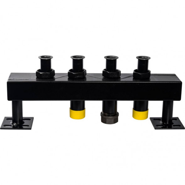 SDG-0016-005002 STOUT Стальной распределительный коллектор 2 отопительных контура. В теплоизоляции DN 32