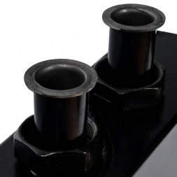 SDG-0016-005002 STOUT Стальной распределительный коллектор 2 отопительных контура. В теплоизоляции DN 32