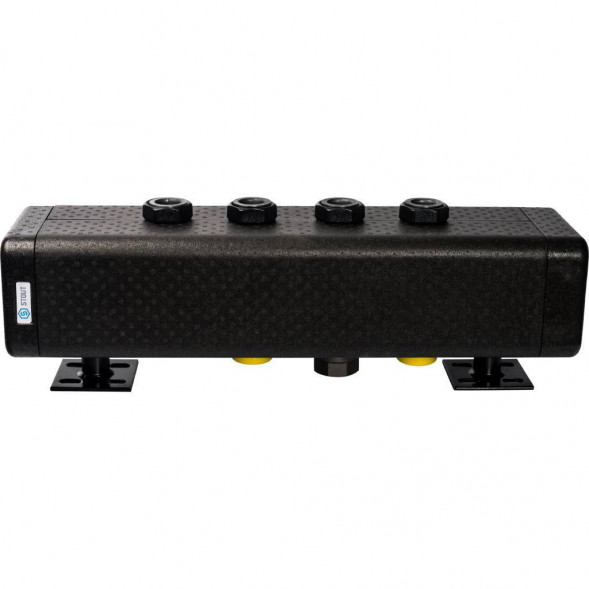 SDG-0016-005002 STOUT Стальной распределительный коллектор 2 отопительных контура. В теплоизоляции DN 32