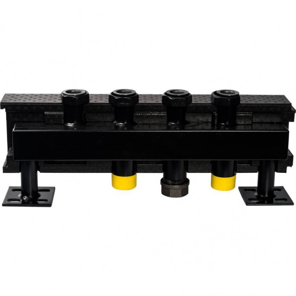 SDG-0016-005002 STOUT Стальной распределительный коллектор 2 отопительных контура. В теплоизоляции DN 32