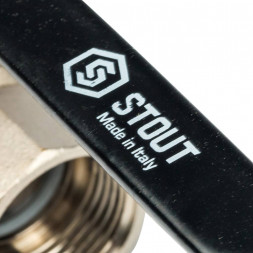 Кран шаровой STOUT полнопроходной, ВР/НР, ручка рычаг 3/4